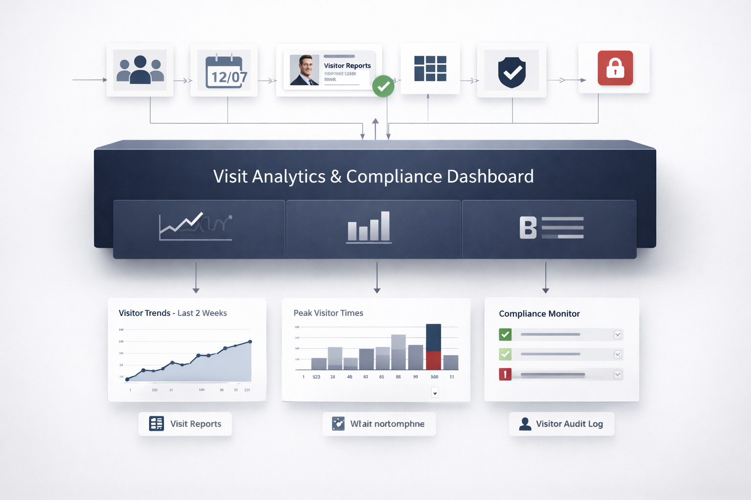 Visit Analytics & Compliance Dashboard